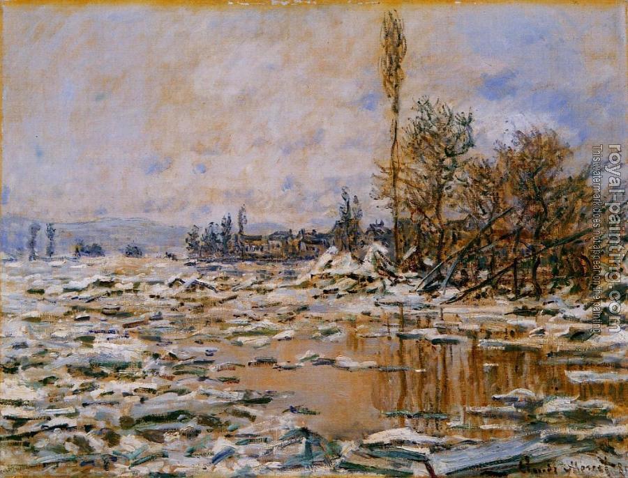 Claude Oscar Monet : Breakup of Ice, Grey Weather